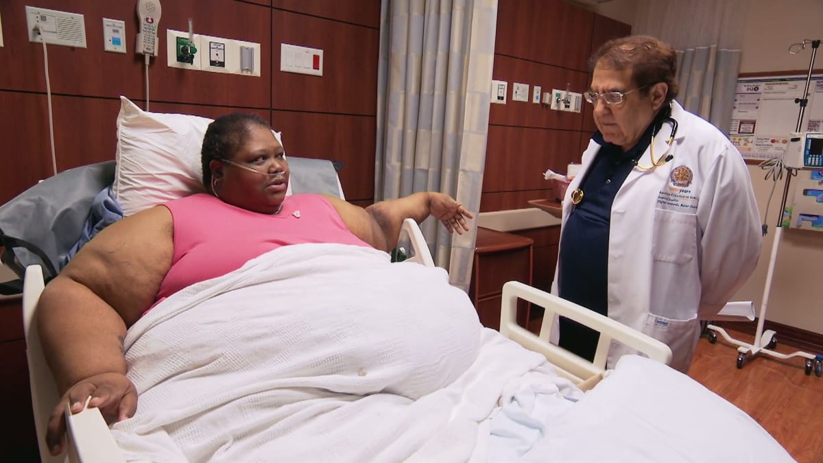 At over 700lbs, Teretha's life is confined to a bed which is far f...