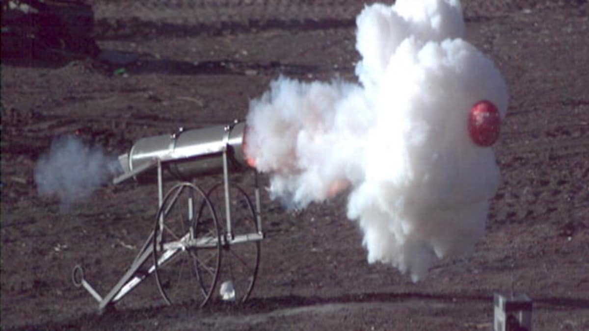 Match Head Cannon High Speed MythBusters Discovery