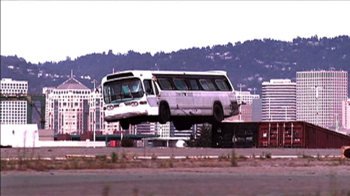 Bus Jump High Speed MythBusters Discovery