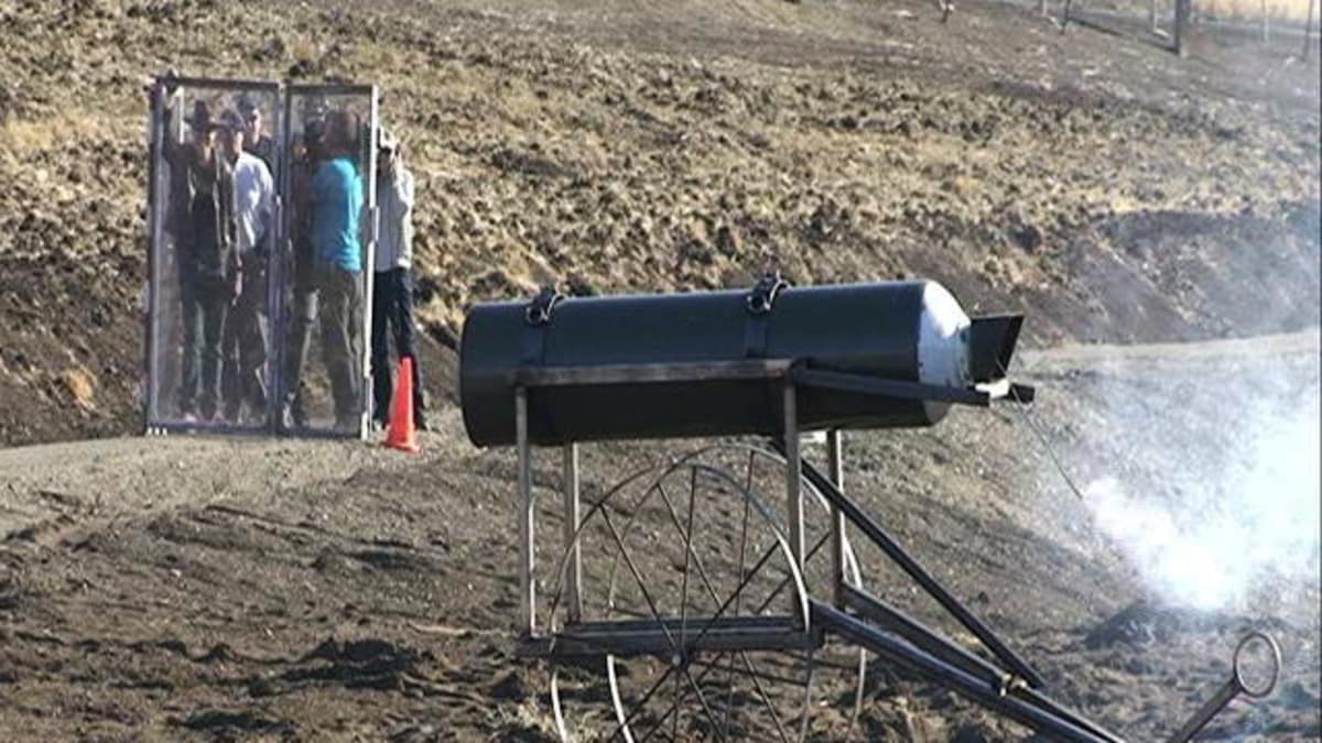 Match Head Cannon Angle 2 MythBusters Discovery