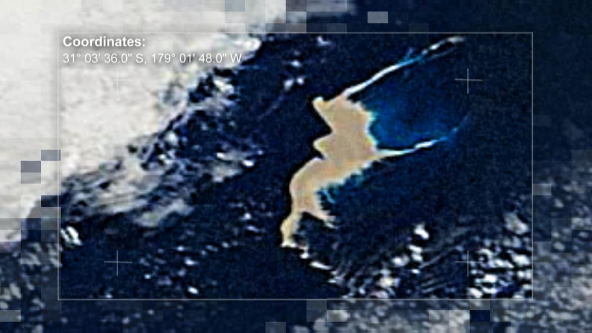 A Moving Island What On Earth