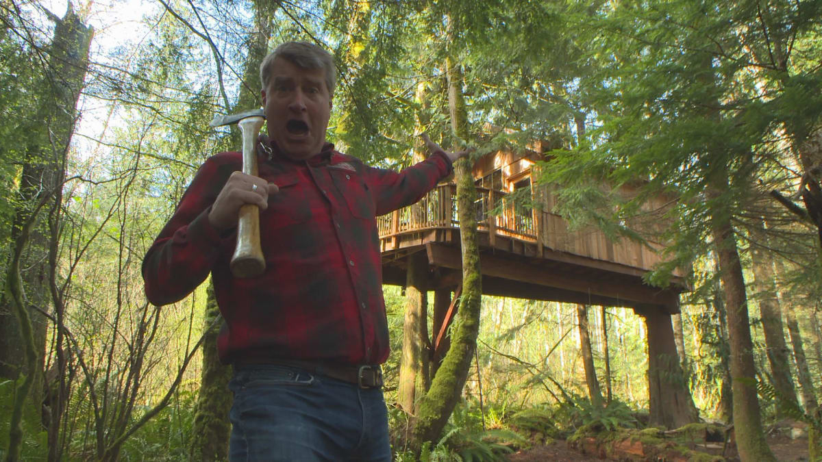 Behind the Build Lumberjack Adventure Shack Treehouse Masters