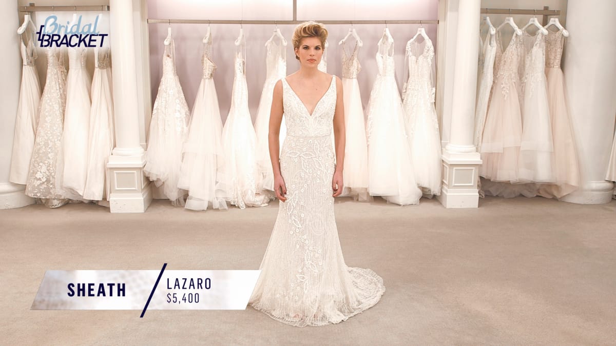 Bridal Bracket Lazaro Sheath Dress Say Yes To The Dress Tlc